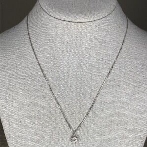 .73ct Round Diamond Solitaire Pendant Necklace in Platinum (18in)